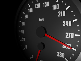 3D Sport Tacho Speed 300 km/h
