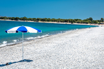 Ocean beach on the Crete