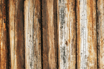 Rustic country wooden wall. Grunge brown wood desk background.