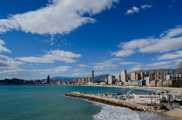 Fototapeta premium Ciudad de Benidorm España