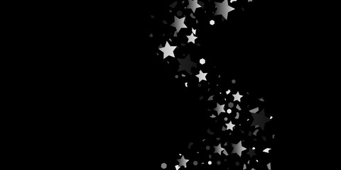 Silver glitter confetti