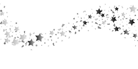 
Silver glitter confetti