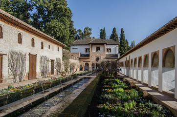 Fototapeta na wymiar La alhambra andalucía Granada España