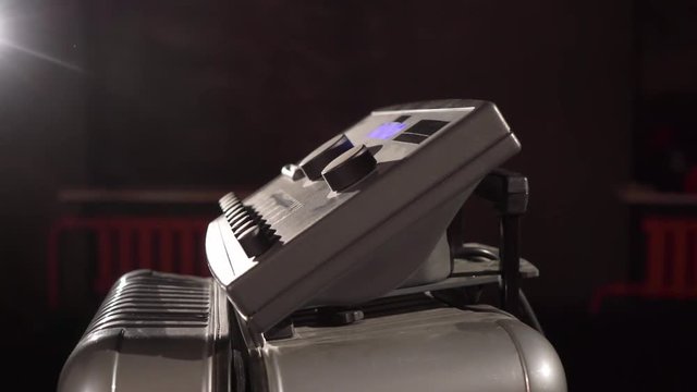 EMS electro stimulation sports equipment in gym