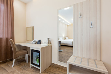 Hotel room interior
