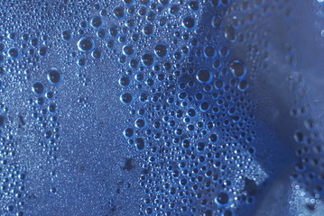 bubbles on a blue background