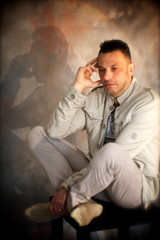 Obraz premium model, handsome man 