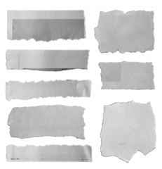 Fototapeta premium Torn pieces of paper