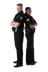 Police: Two Officers Stand Back To Back