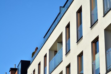 Fototapeta na wymiar European modern residential architecture