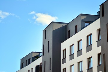 Fototapeta premium European modern residential architecture