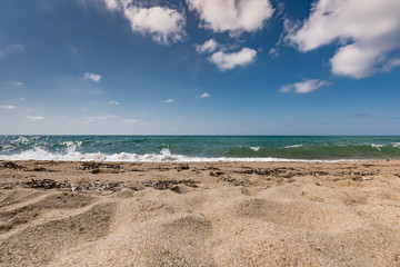 Fototapeta na wymiar Beach at sardinein