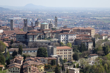Fototapeta premium Bergamo, Italy. Italian sping