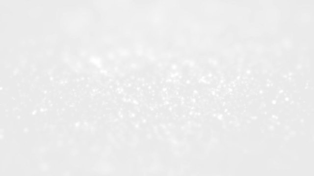 White Silver Wedding Sparkling Glitter Background Loop