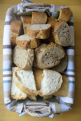 breads in basket
