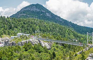 Scenic landscape from Grandfather Mountain.