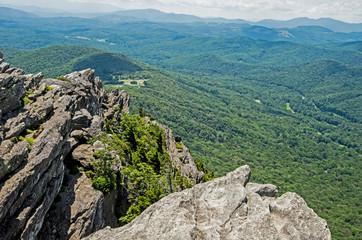 Scenic landscape from Grandfather Mountain.