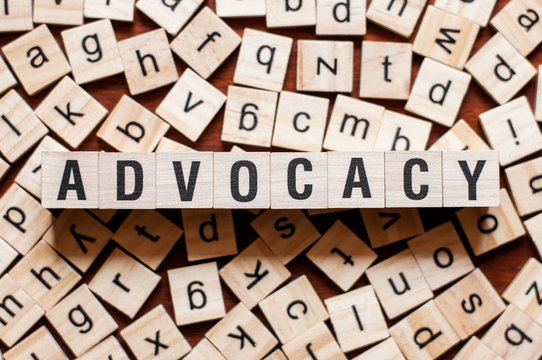 Advocacy Word Concept