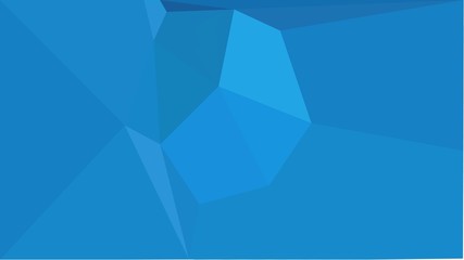Obraz premium blue creative abstract geometric background with colorful triangles for texture and wallpaper with copy space for text