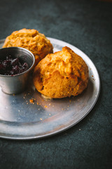 Buttermilk Biscuits With Jam