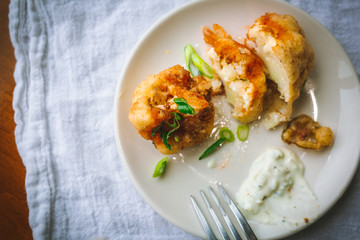 Fried Cauliflower Appetizer