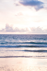 sunset sea in thailand