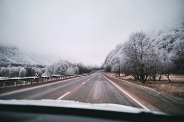road in winter