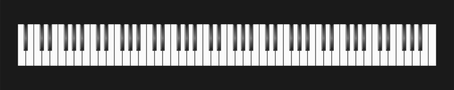 Klavier Tastatur Vektor Grafik