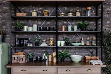 Modern kitchen interior