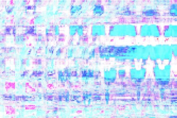 Glitch digital abstract artifacts distortion background,  media element.