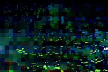 Glitch digital screen pattern abstract,  dark.