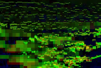 Fototapeta premium Glitch digital screen pattern abstract, pixel graphic.