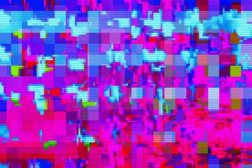 Digital noise background glitch screen,  design.