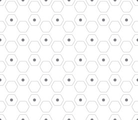 Honeycomb Pattern Hexagonal	Tillable grid mesh geometric repeatable technology hi-tech