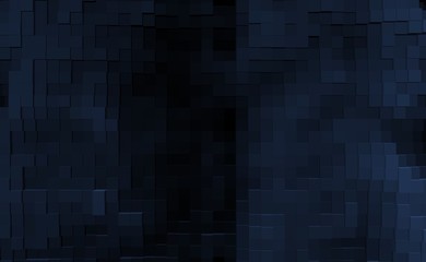Abstract cube 3d extrude background,  shape square.