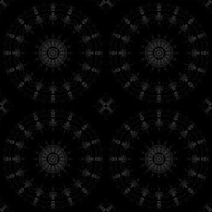 background floral pattern geometric kaleidoscope. cover.
