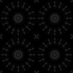 background floral pattern geometric kaleidoscope. cover.