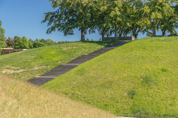 The Forest Cemetery in Stockholm is a large burial ground with forests, meadows and groves