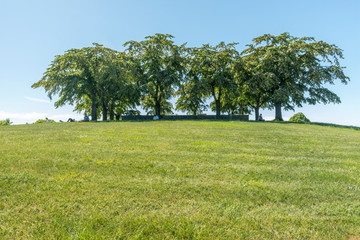 Almhöjden a memorial at the forest cemetery in Stockholm
