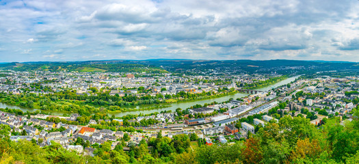 Aerial view of Trier, Germany - obrazy, fototapety, plakaty