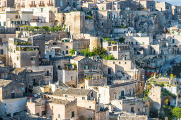 The Sassi di Matera, beautiful ancient stone town in Basilicata, southern Italy