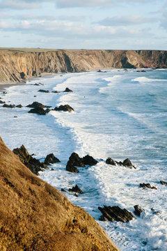 A stretch of rugged Welsh coast