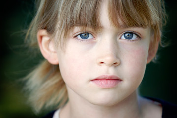 Portrait of a young girl