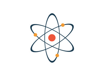 atom sign - technology icon