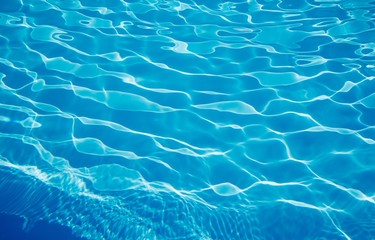 Blue Swimming Pool Water