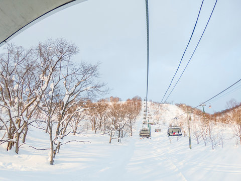 Lifts moving