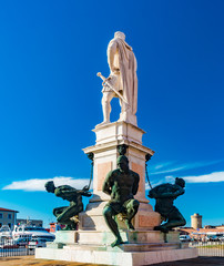 Monument of The Four Moors, Livorno, Italy.