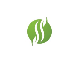 green leaf logo