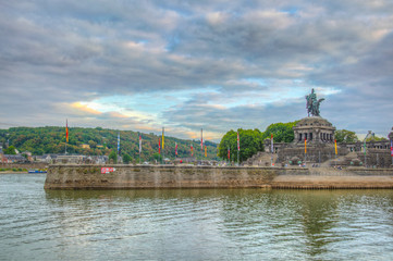 Memorial of German Unity in Koblenz, Germany