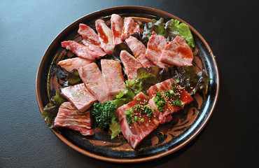 おいしそうな焼肉の素材